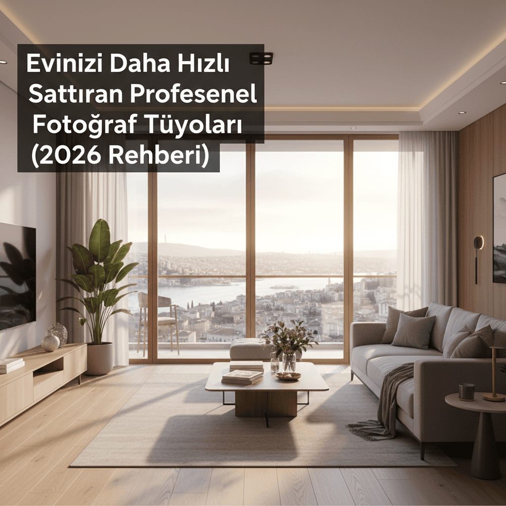 Evinizi Daha Hızlı Sattıran Profesyonel Fotoğraf Tüyoları (2026 Rehberi)