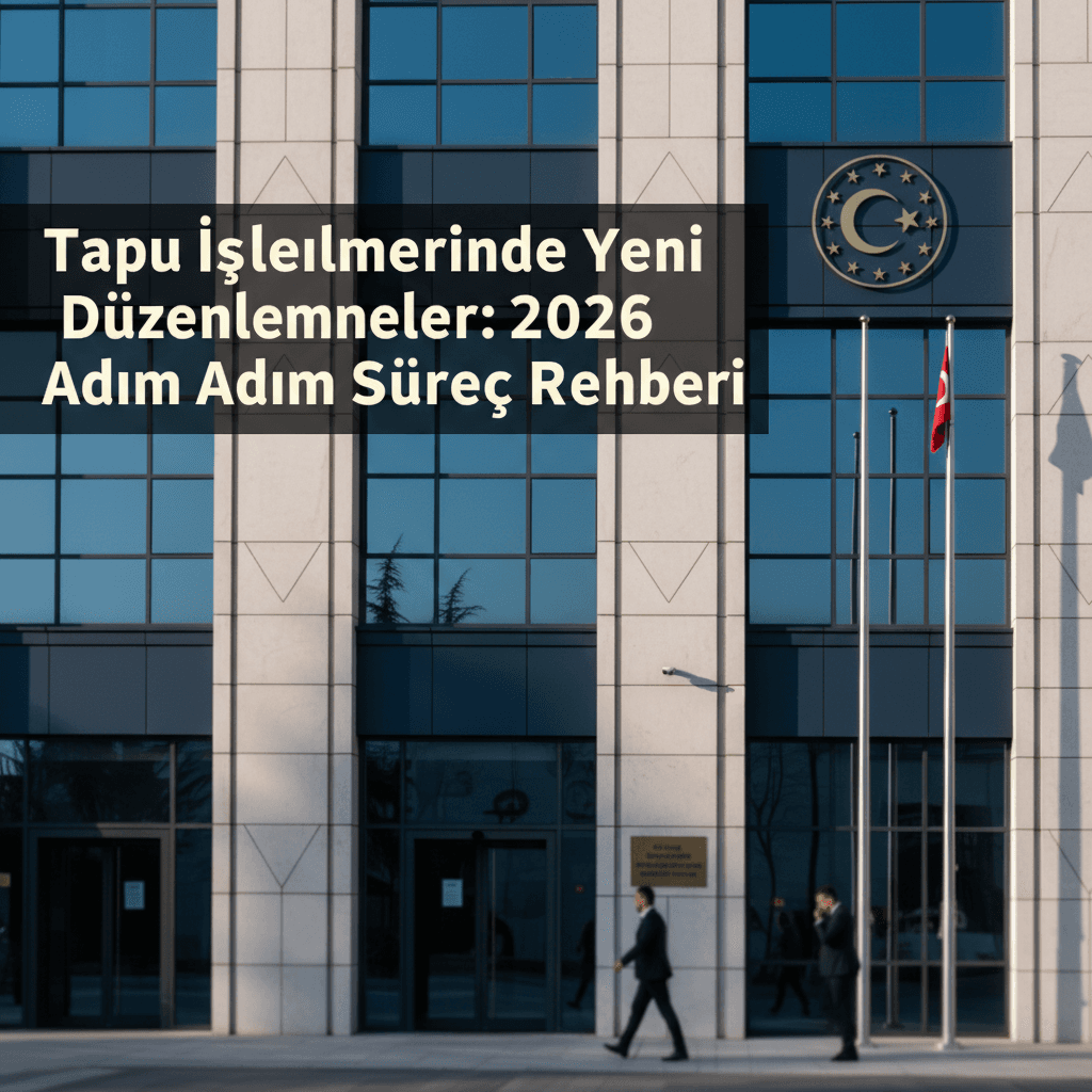 Tapu İşlemlerinde Yeni Düzenlemeler: 2026 Adım Adım Süreç Rehberi