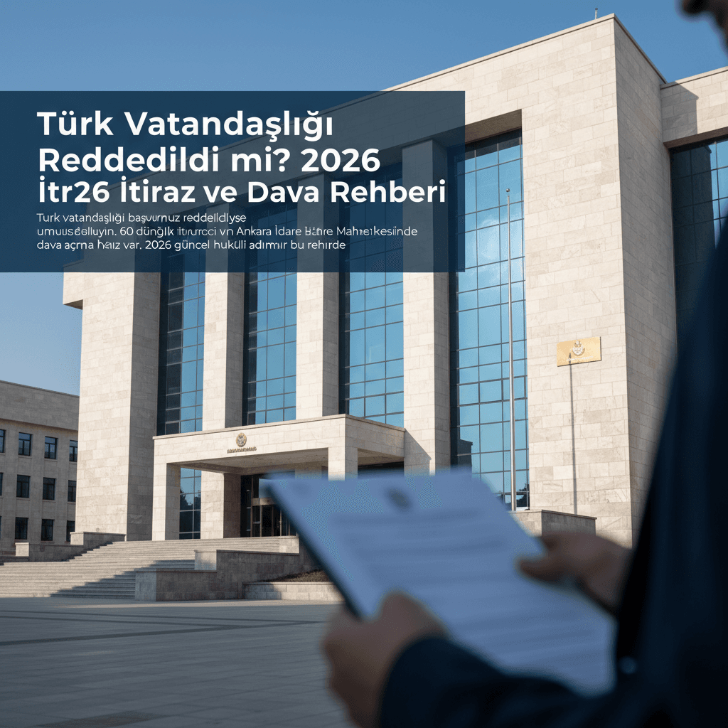 Türk Vatandaşlığı Reddedildi mi? 2026 İtiraz ve Dava Rehberi