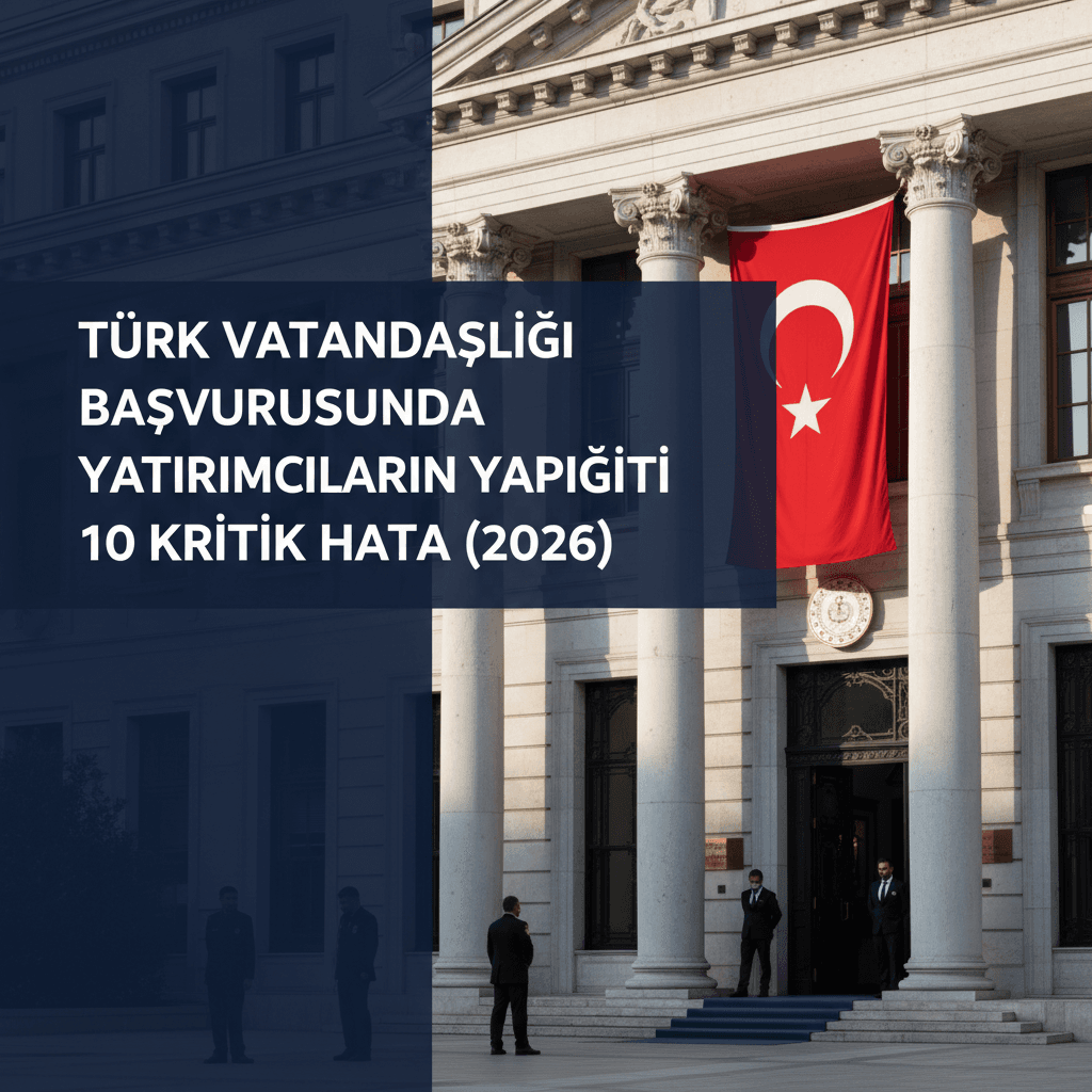 Türk Vatandaşlığı Başvurusunda Yatırımcıların Yaptığı 10 Kritik Hata (2026)