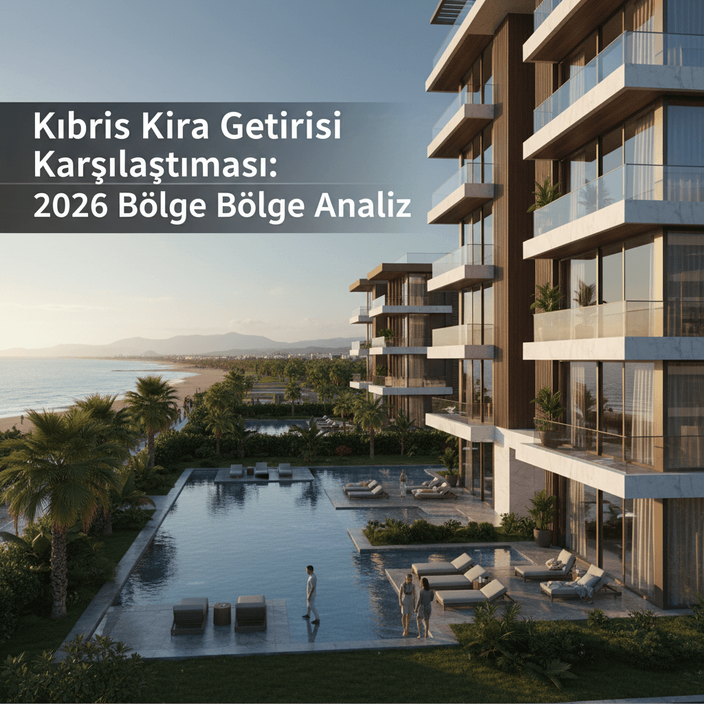 Kıbrıs Kira Getirisi Karşılaştırması: 2026 Bölge Bölge Analiz