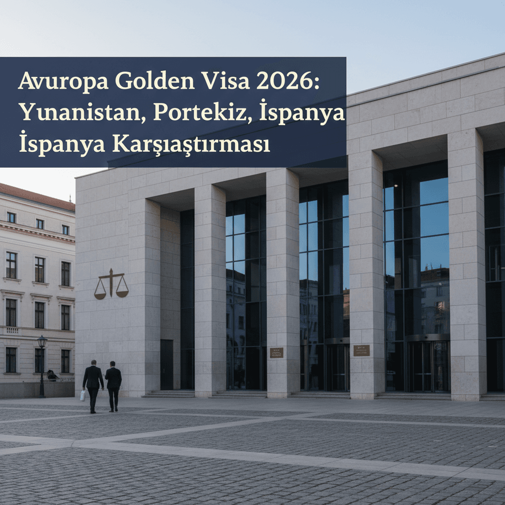 Avrupa Golden Visa 2026: Yunanistan, Portekiz, İspanya Karşılaştırması