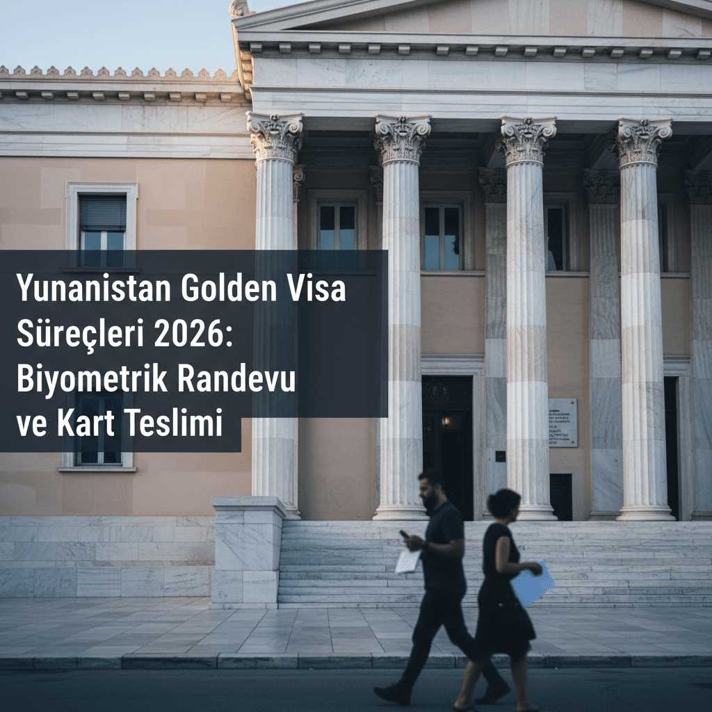 Yunanistan Golden Visa Süreçleri 2026: Biyometrik Randevu ve Kart Teslimi