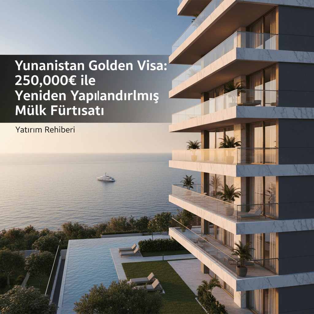 Yunanistan Golden Visa: 250.000€ ile Yeniden Yapılandırılmış Mülk Fırsatı