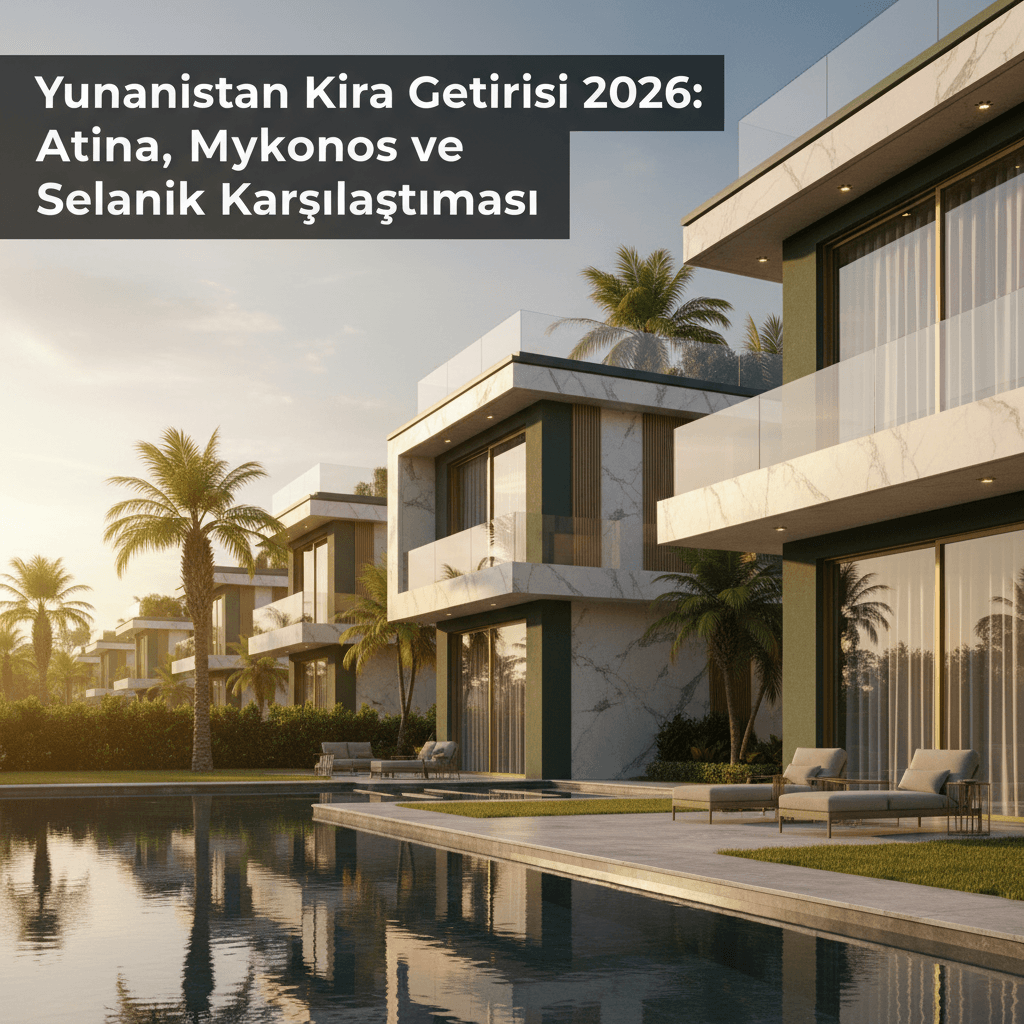 Yunanistan Kira Getirisi 2026: Atina, Mykonos ve Selanik Karşılaştırması
