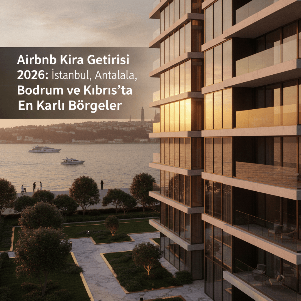 Airbnb Kira Getirisi 2026: İstanbul, Antalya, Bodrum ve Kıbrıs'ta En Karlı Bölgeler