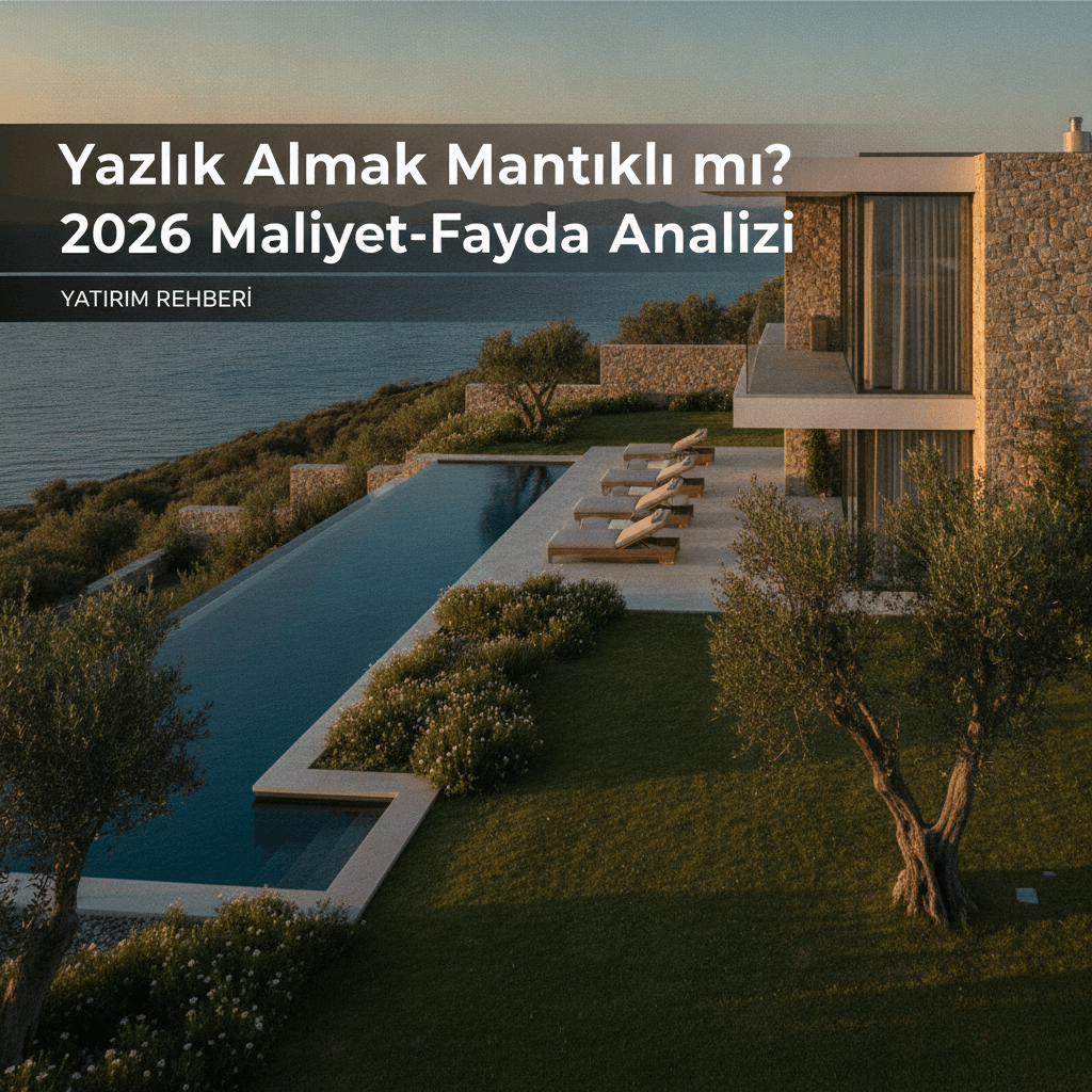 Yazlık Almak Mantıklı mı? 2026 Maliyet-Fayda Analizi