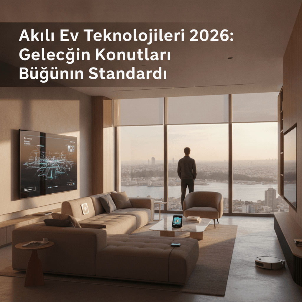 Akıllı Ev Teknolojileri 2026: Geleceğin Konutları Bugünün Standardı