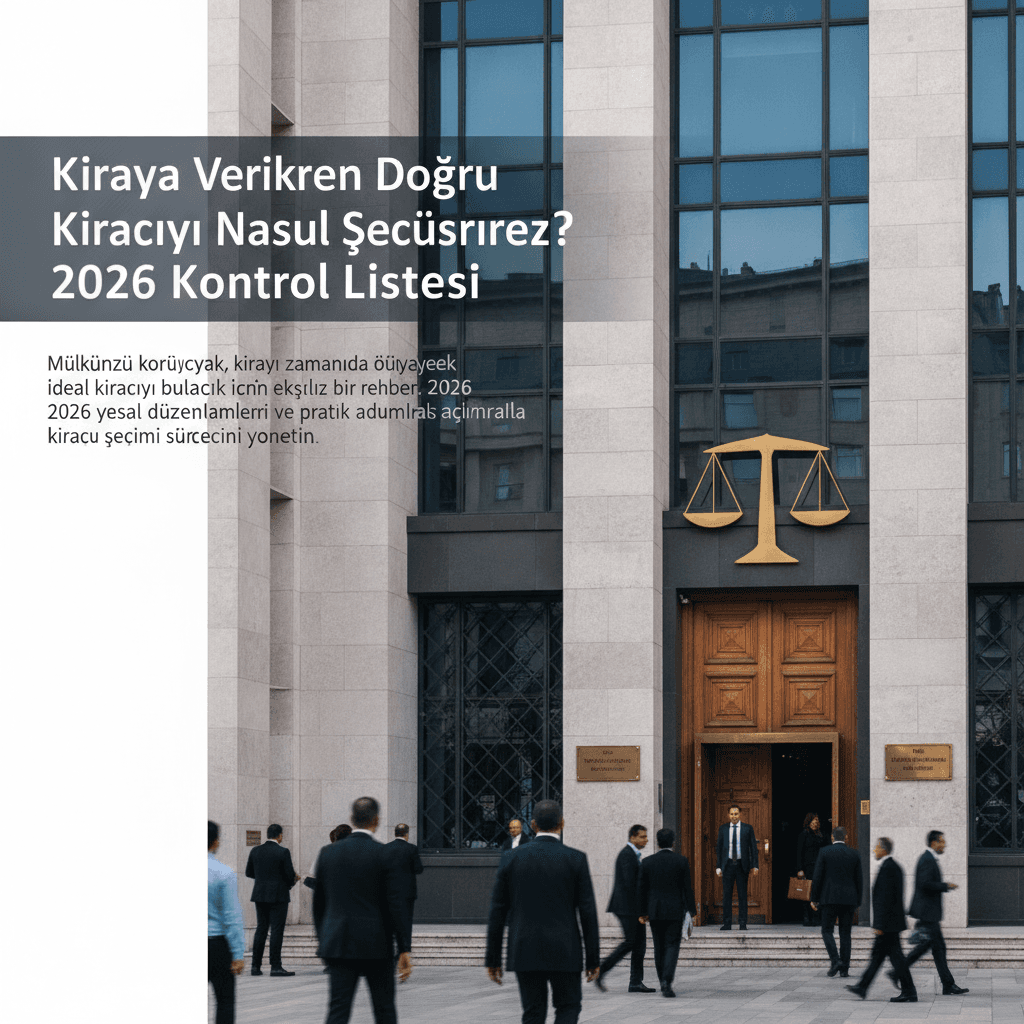 Kiraya Verirken Doğru Kiracıyı Nasıl Seçersiniz? 2026 Kontrol Listesi