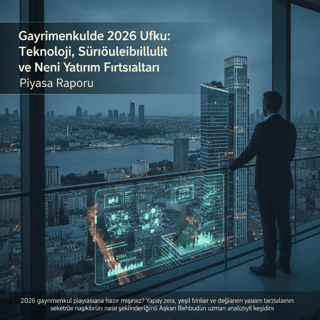 Gayrimenkulde 2026 Ufku: Teknoloji, Sürdürülebilirlik ve Yeni Yatırım Fırsatları