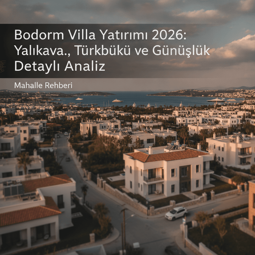 Bodrum Villa Yatırımı 2026: Yalıkavak, Türkbükü ve Gümüşlük Detaylı Analiz