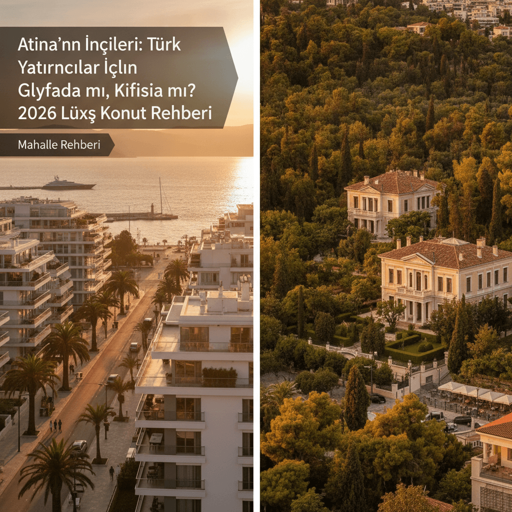Atina'nın İncileri: Türk Yatırımcılar İçin Glyfada mı, Kifisia mı? 2026 Lüks Konut Rehberi