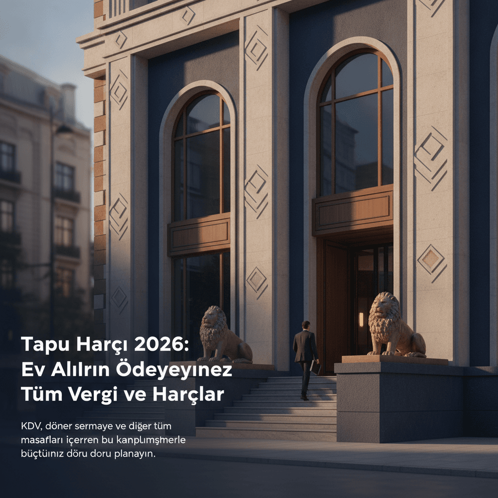 Tapu Harcı 2026: Ev Alırken Ödeyeceğiniz Tüm Vergi ve Harçlar