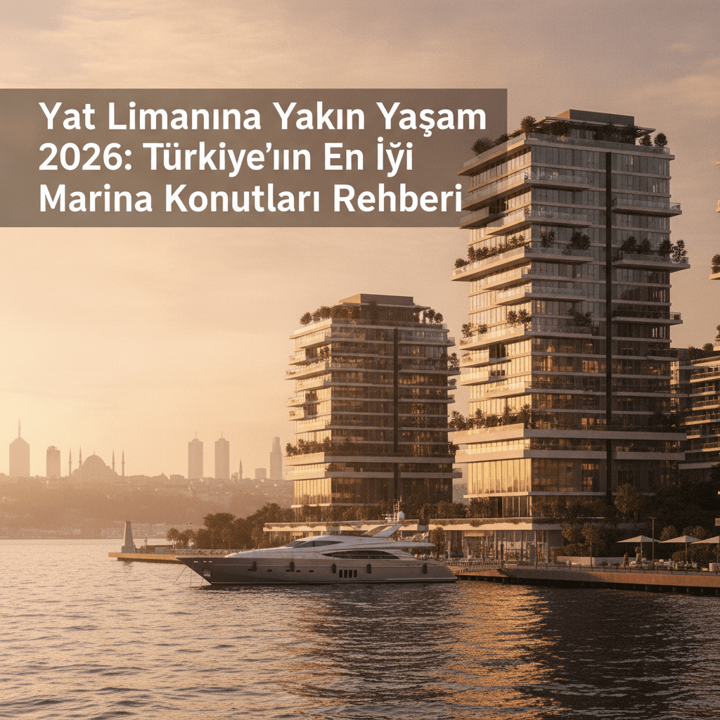 Yat Limanına Yakın Yaşam 2026: Türkiye'nin En İyi Marina Konutları Rehberi
