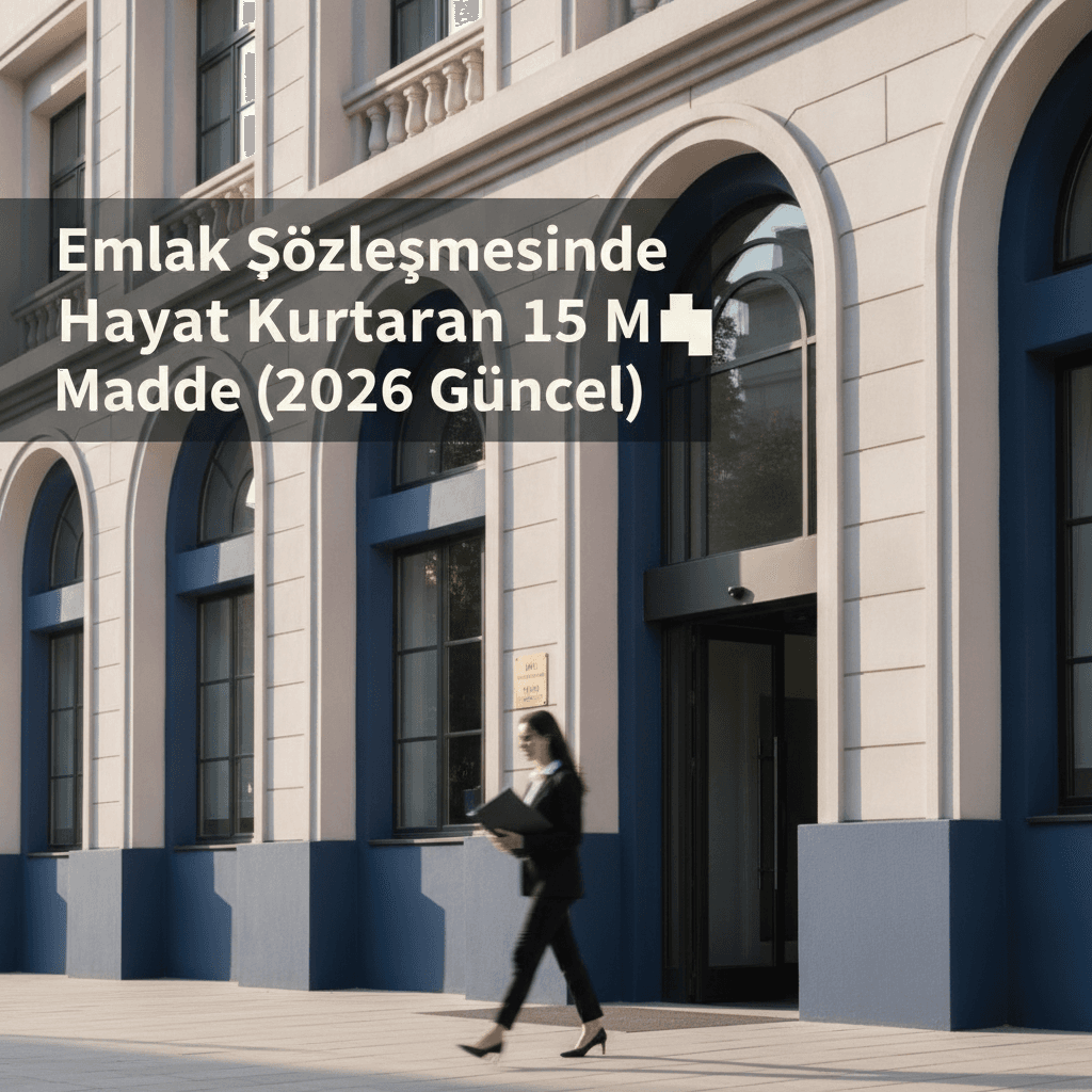 Emlak Sözleşmesinde Hayat Kurtaran 15 Madde (2026 Güncel)