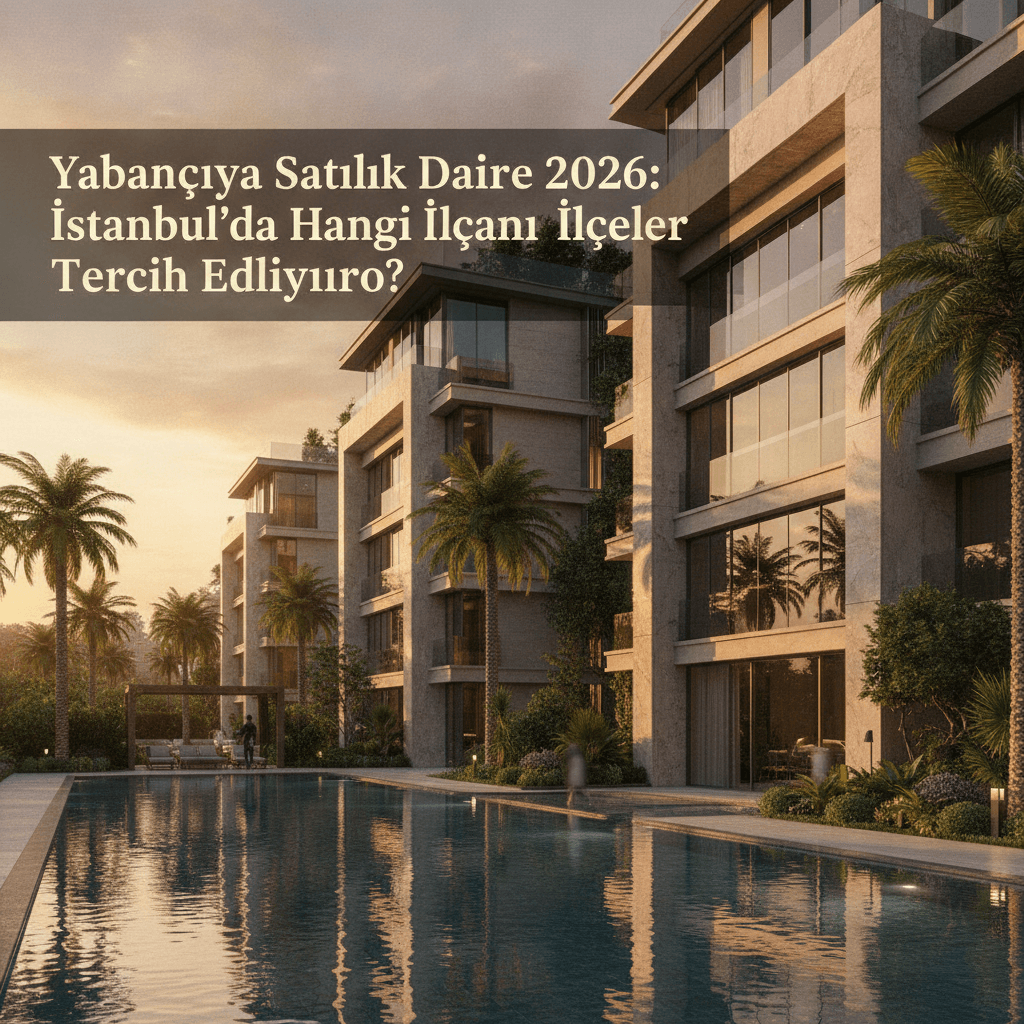 Yabancıya Satılık Daire 2026: İstanbul'da Hangi İlçeler Tercih Ediliyor?