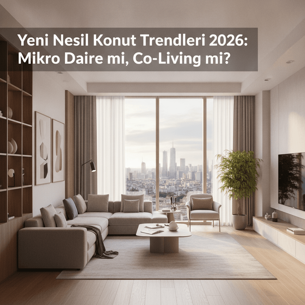 Yeni Nesil Konut Trendleri 2026: Mikro Daire mi, Co-Living mi?