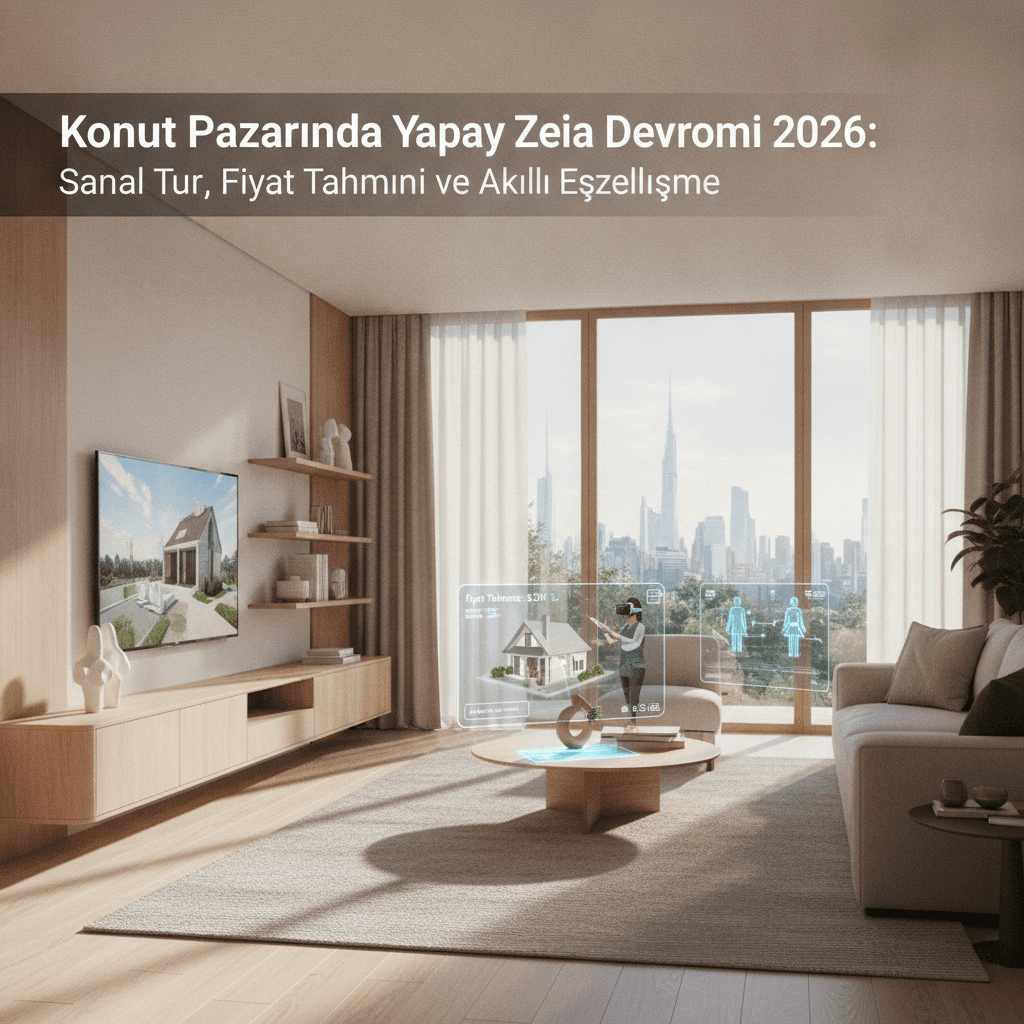 Konut Pazarında Yapay Zeka Devrimi 2026: Sanal Tur, Fiyat Tahmini ve Akıllı Eşleştirme