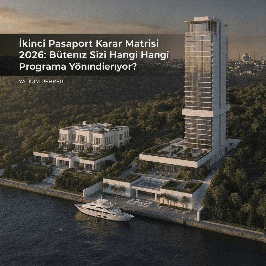 İkinci Pasaport Karar Matrisi 2026: Bütçeniz Sizi Hangi Programa Yönlendiriyor?