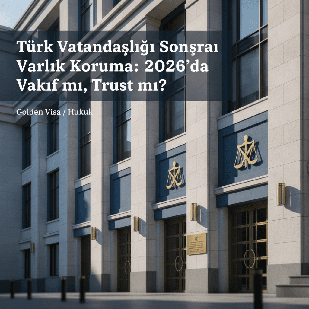 Türk Vatandaşlığı Sonrası Varlık Koruma: 2026'da Vakıf mı, Trust mı?