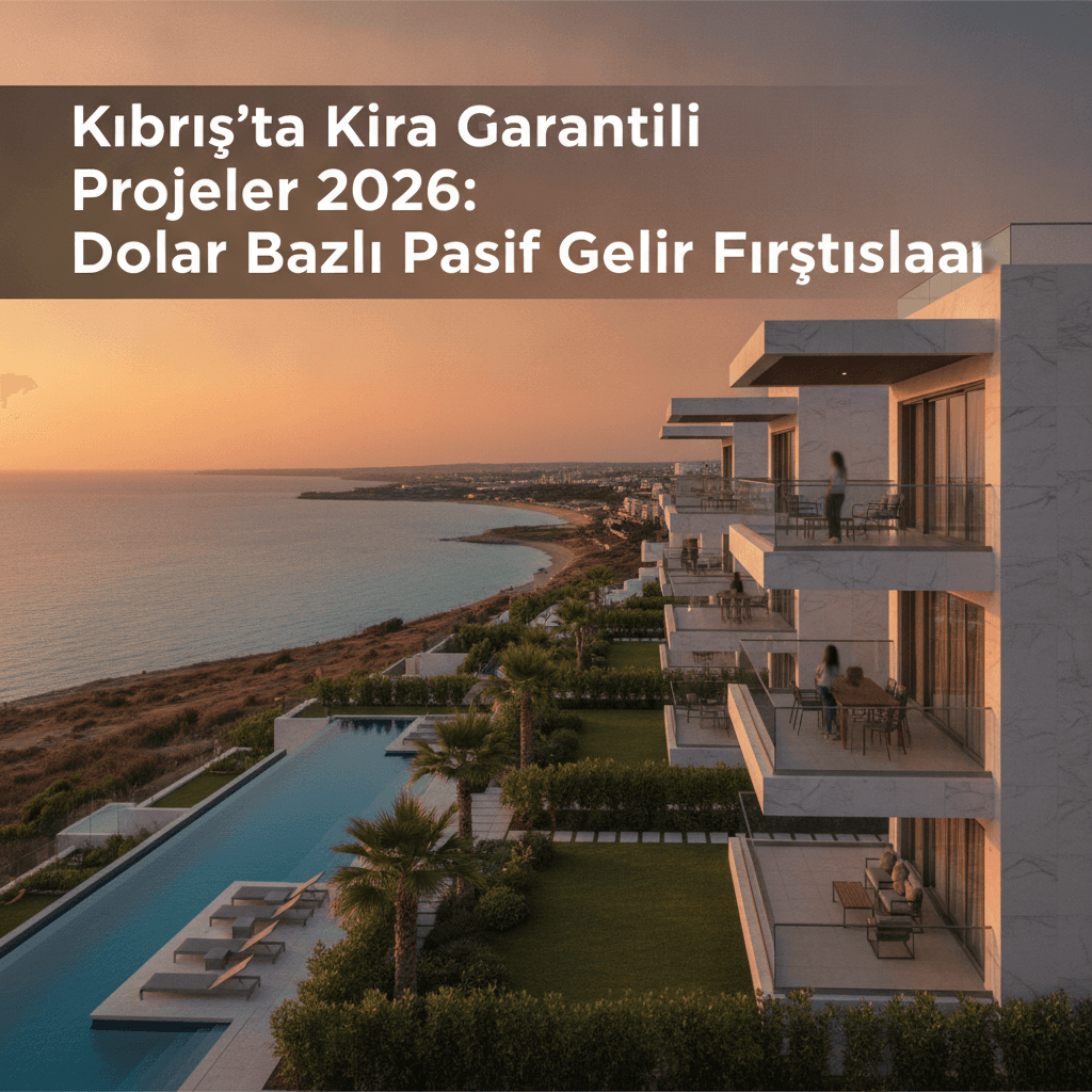 Kıbrıs'ta Kira Garantili Projeler 2026: Dolar Bazlı Pasif Gelir Fırsatları