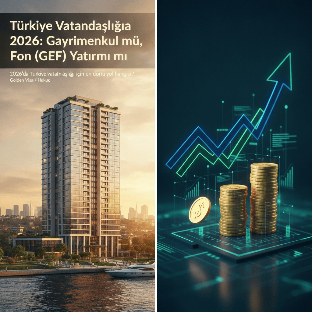Türkiye Vatandaşlığı 2026: Gayrimenkul mü, Fon (GEF) Yatırımı mı?